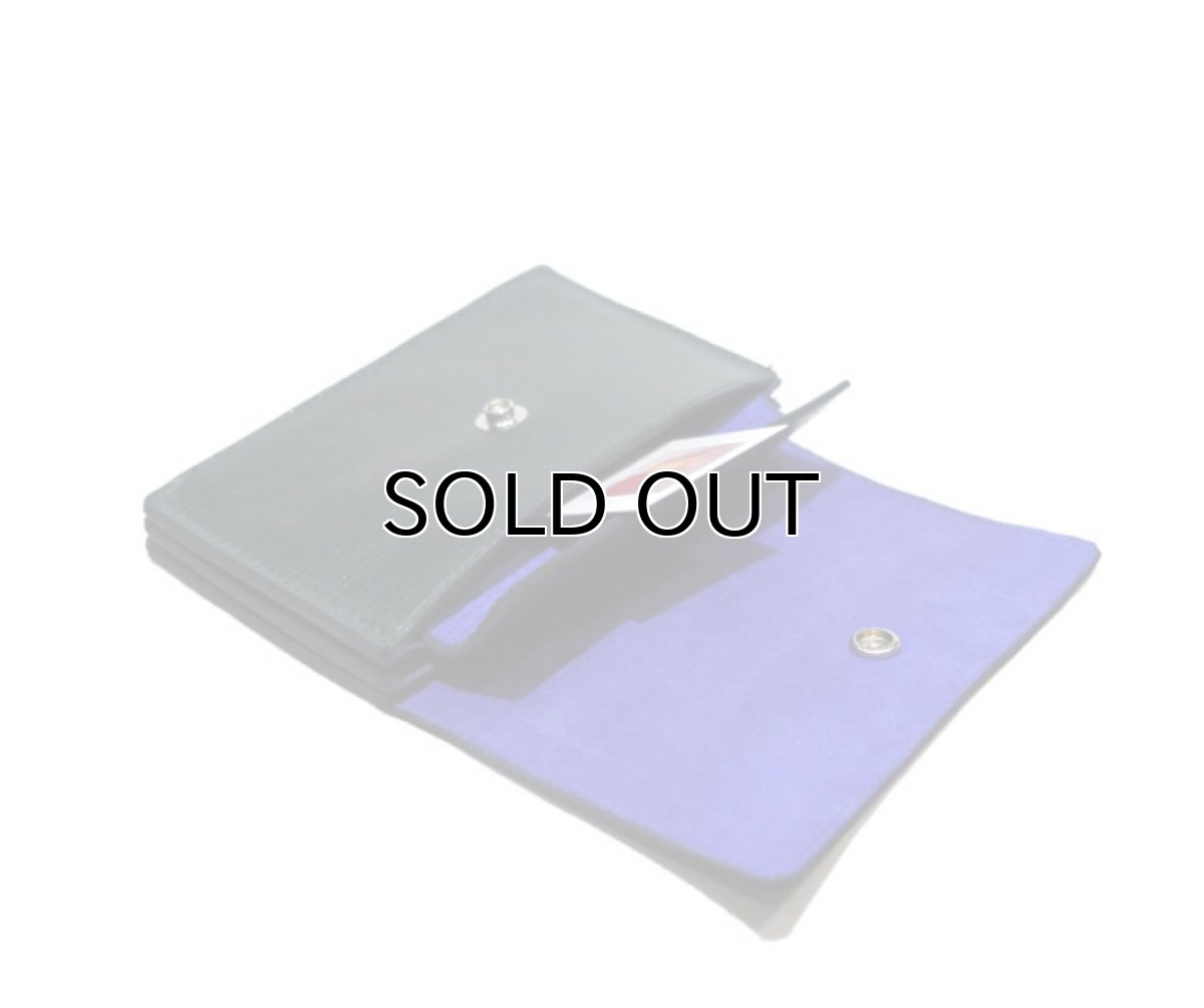 画像8: "JUTTA NEUMANN" Leather Wallet "the Waiter's Wallet" Medium Size　color : Patagonia / Violet (8)