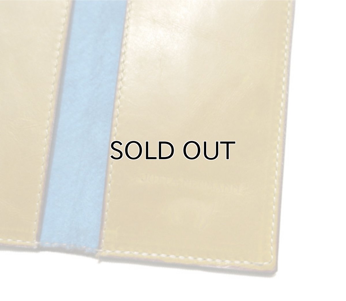 画像8: "JUTTA NEUMANN" Leather Card Case with Change Parse　color : Mustard / Dusty Blue (8)