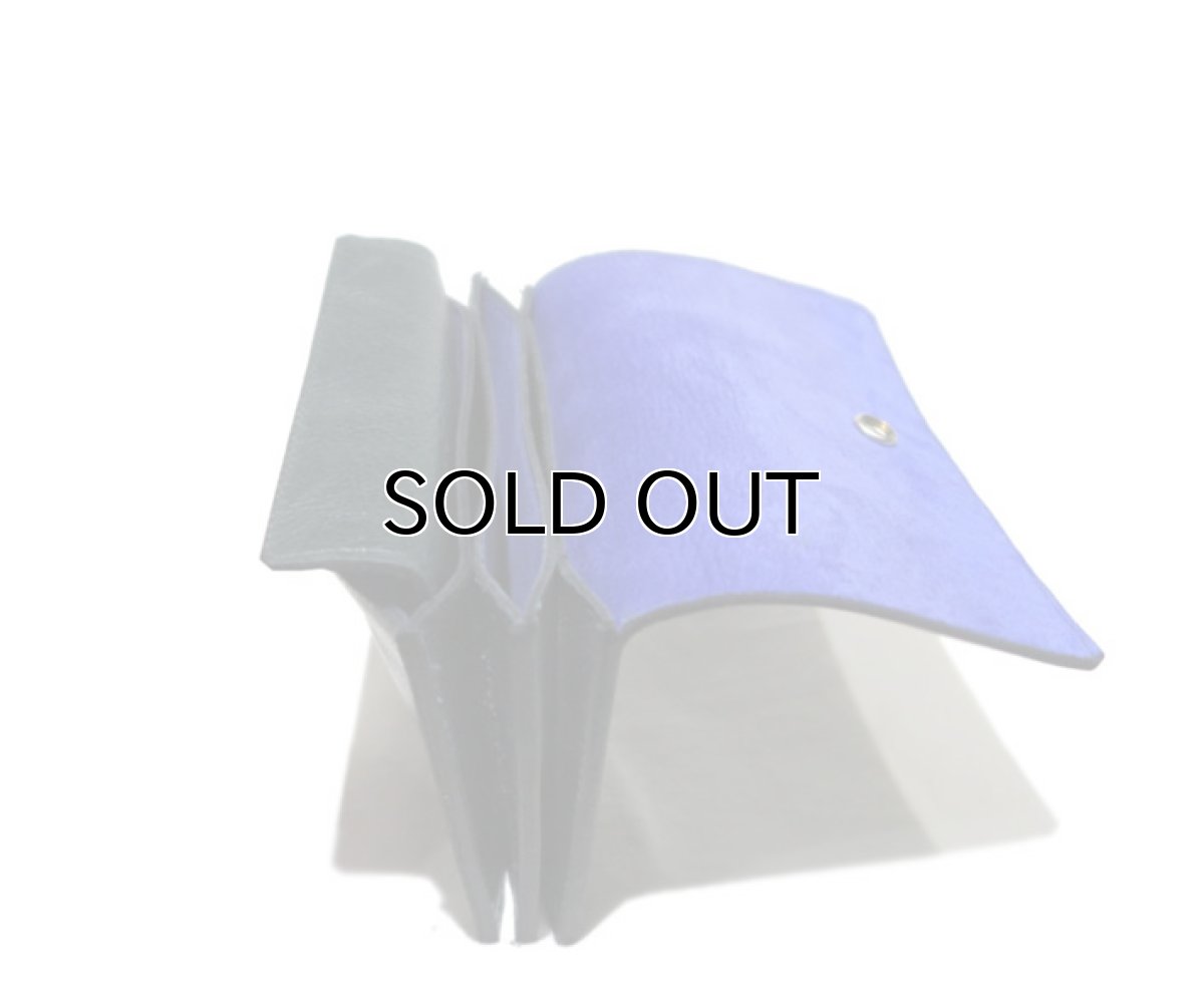 画像6: "JUTTA NEUMANN" Leather Wallet "the Waiter's Wallet" Medium Size　color : Patagonia / Violet (6)