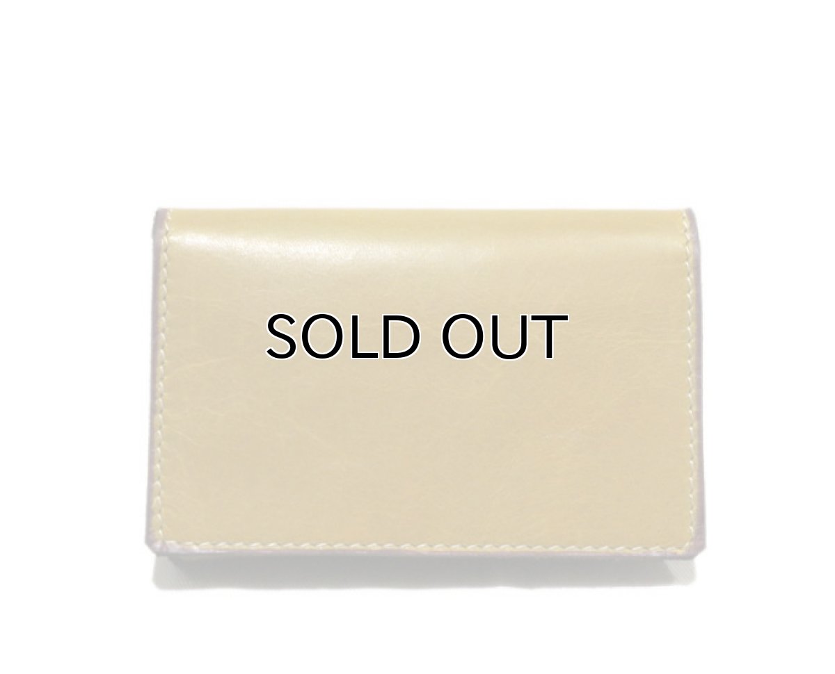 画像3: "JUTTA NEUMANN" Leather Card Case with Change Parse　color : Mustard / Dusty Blue (3)