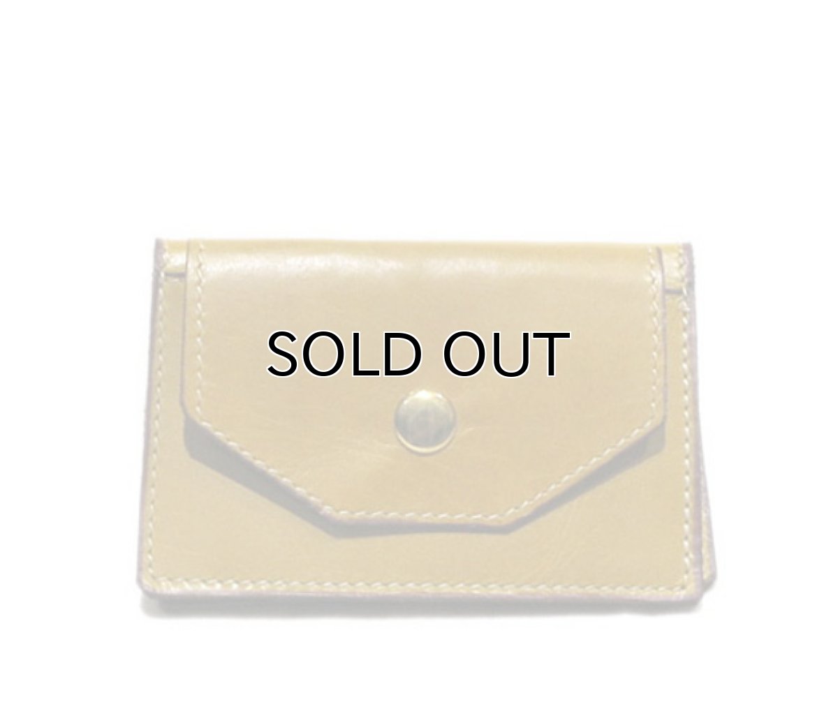 画像2: "JUTTA NEUMANN" Leather Card Case with Change Parse　color : Mustard / Dusty Blue (2)