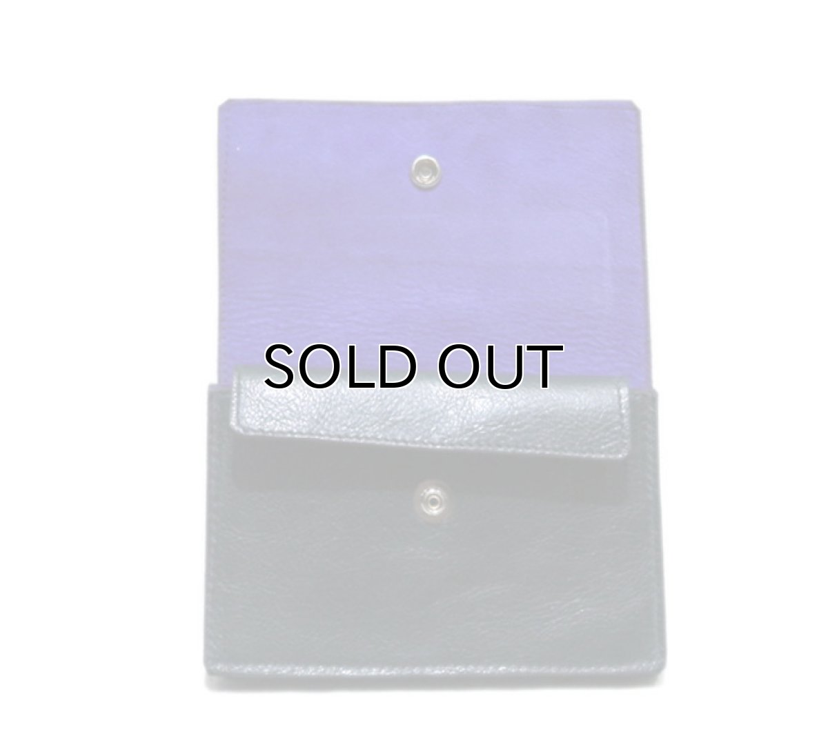 画像5: "JUTTA NEUMANN" Leather Wallet "the Waiter's Wallet" Medium Size　color : Patagonia / Violet (5)