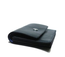 画像4: "JUTTA NEUMANN" Leather Wallet "the Waiter's Wallet" Medium Size　color : Patagonia / Violet (4)