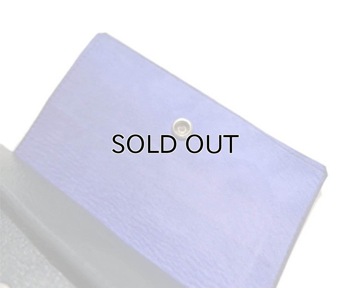 画像9: "JUTTA NEUMANN" Leather Wallet "the Waiter's Wallet" Medium Size　color : Patagonia / Violet (9)