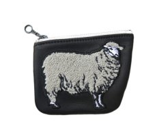 画像2: Riprap "SHEEP COIN PURSE"　color : BLACK　size FREE (one size) (2)