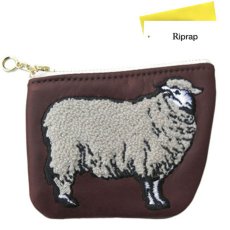 画像1: Riprap "SHEEP COIN PURSE"　color : BROWN　size FREE (one size) (1)