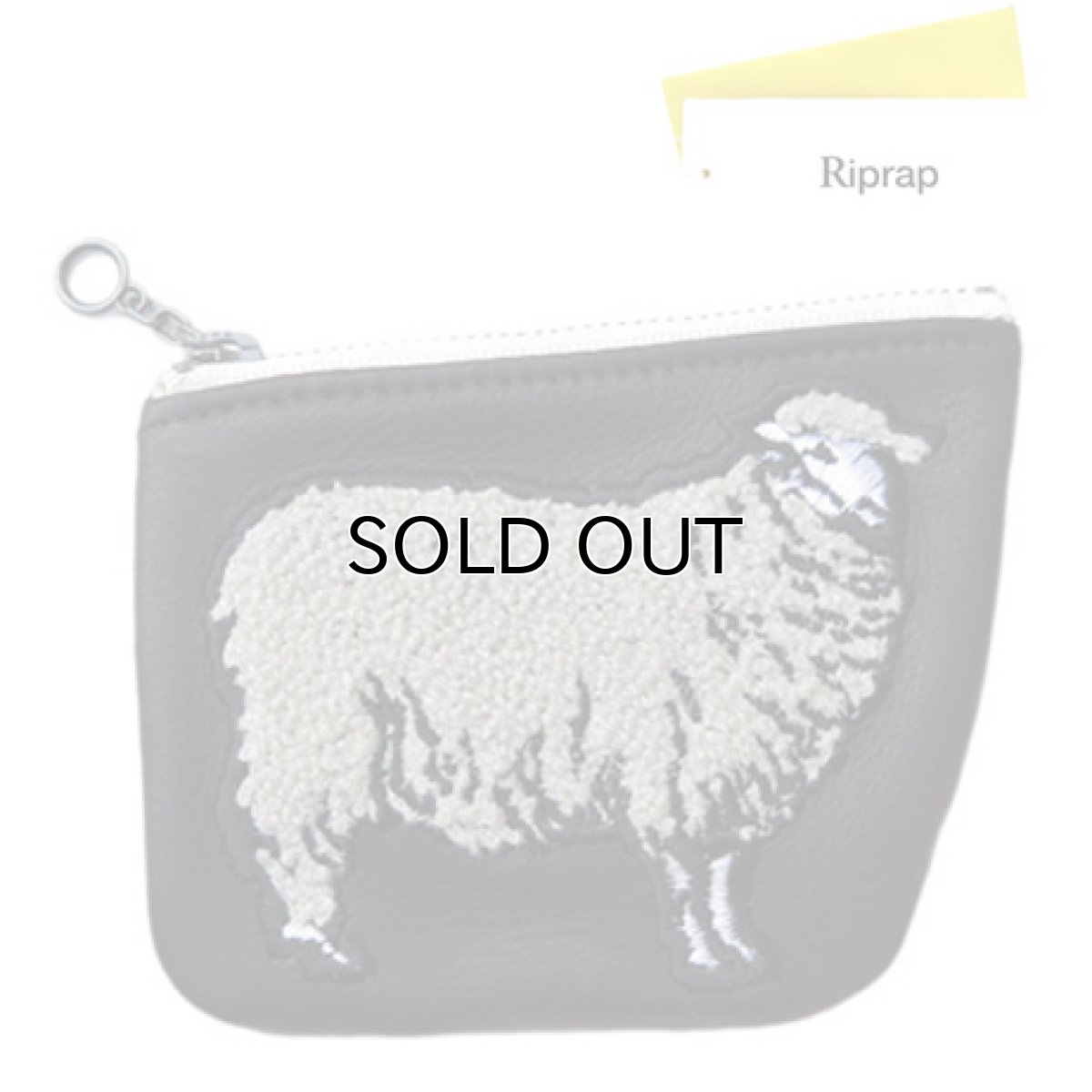 画像1: Riprap "SHEEP COIN PURSE"　color : BLACK　size FREE (one size) (1)