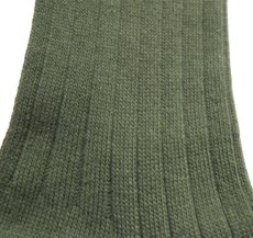 画像4: decka quality socks "144N PLAIN SOCKS"　made in JAPAN　ONE SIZE　color : GREEN (4)