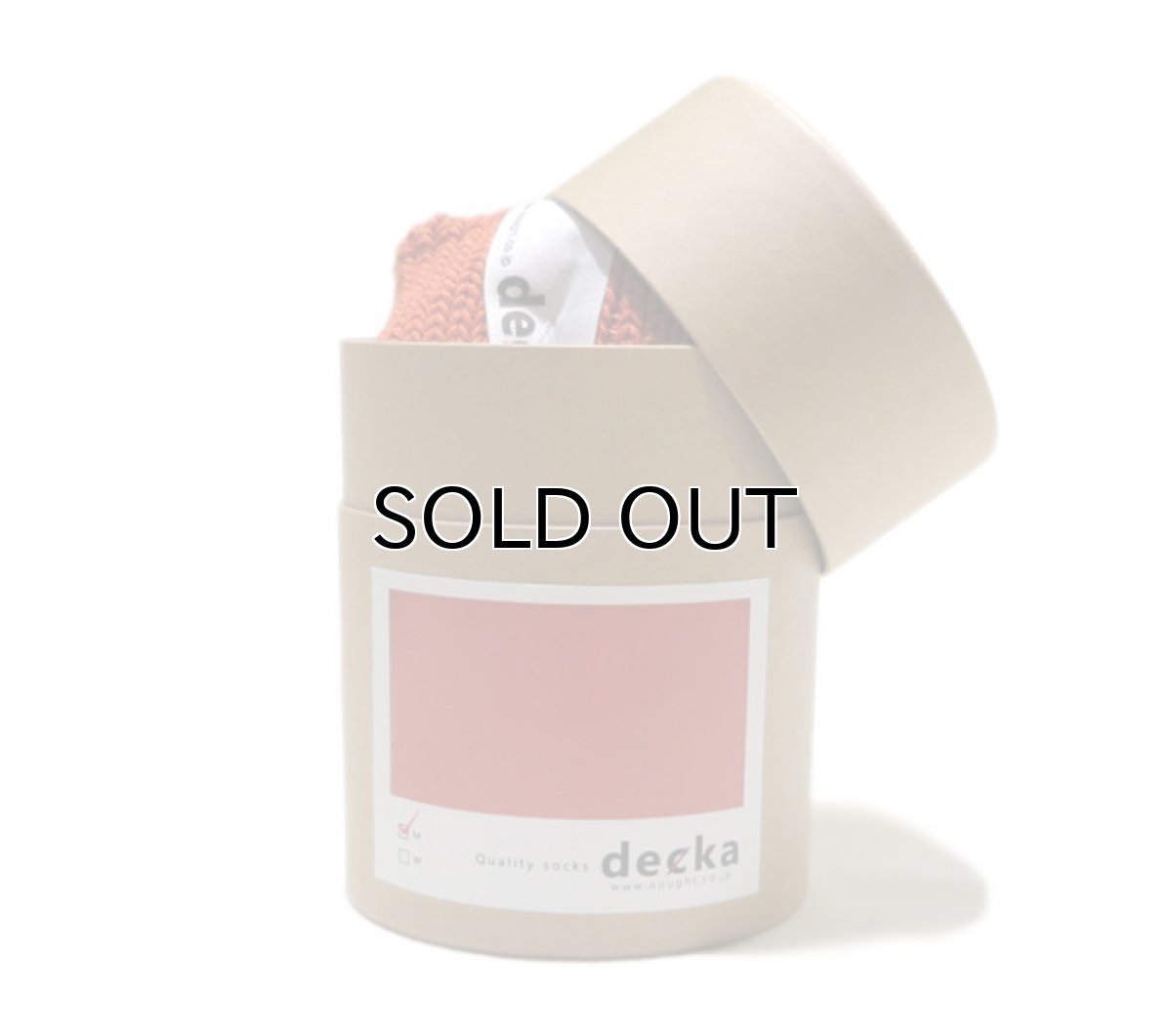 画像6: decka quality socks "HEAVY WAIGHT PLAIN SOCKS"　made in JAPAN　ONE SIZE　color : ORANGE (6)