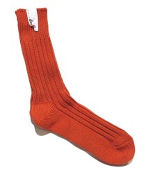 画像3: decka quality socks "HEAVY WAIGHT PLAIN SOCKS"　made in JAPAN　ONE SIZE　color : ORANGE (3)