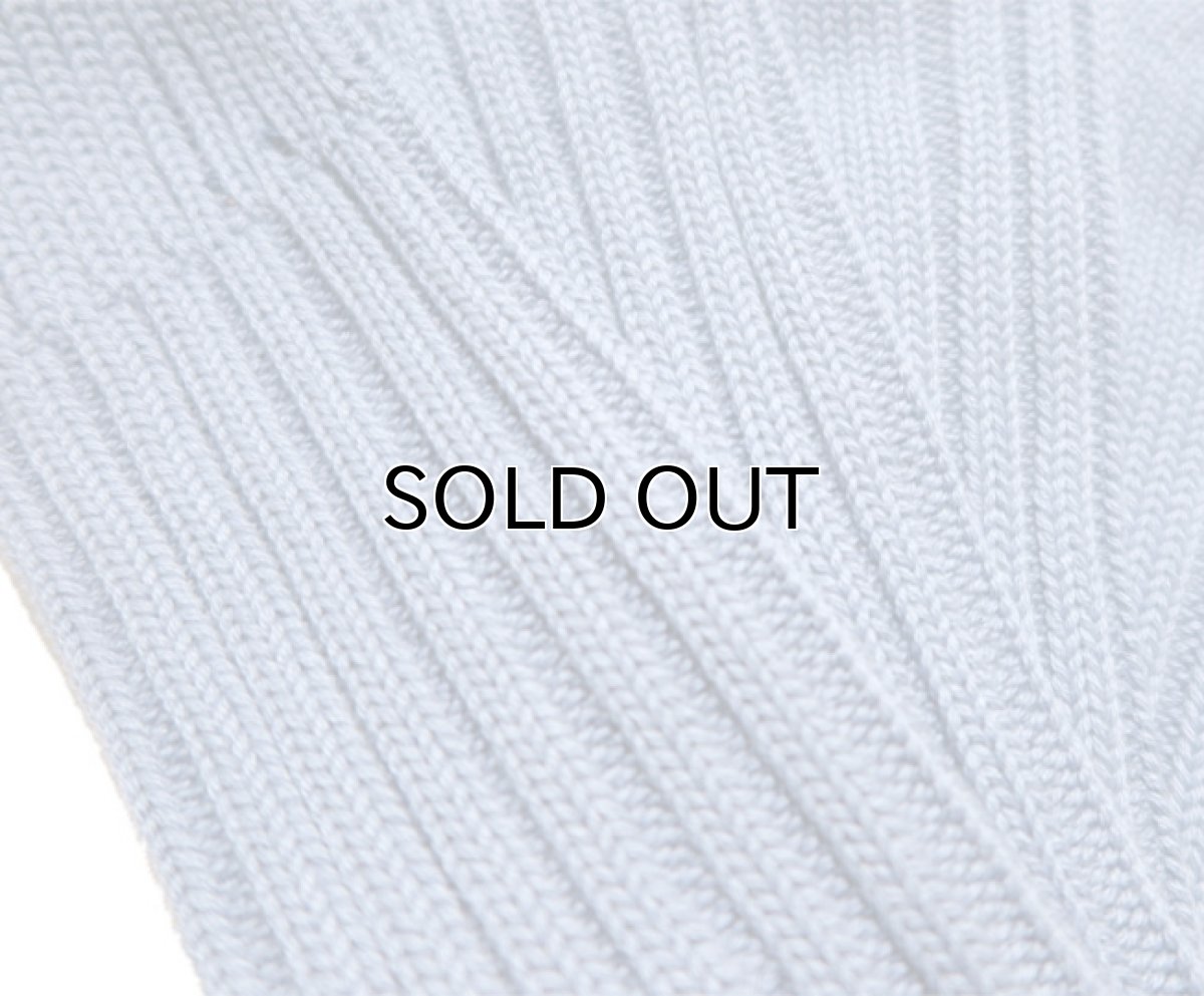 画像4: decka quality socks "HEAVY WAIGHT PLAIN SOCKS"　made in JAPAN　ONE SIZE　color : SAX (4)