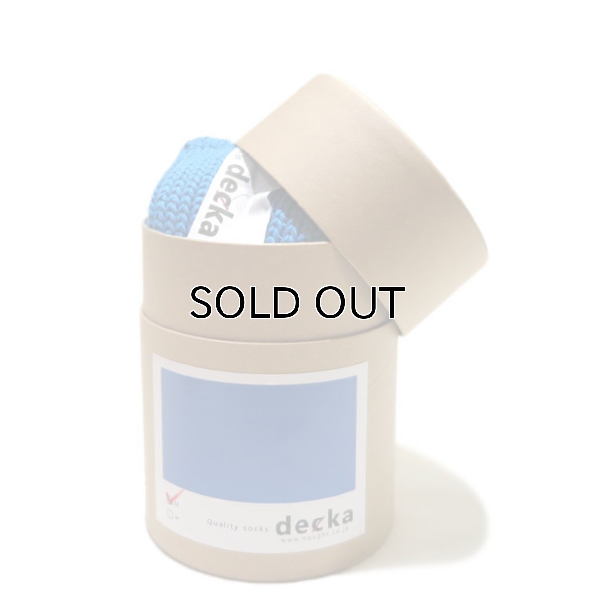 画像6: decka quality socks "HEAVY WAIGHT PLAIN SOCKS"　made in JAPAN　ONE SIZE　color : BLUE (6)