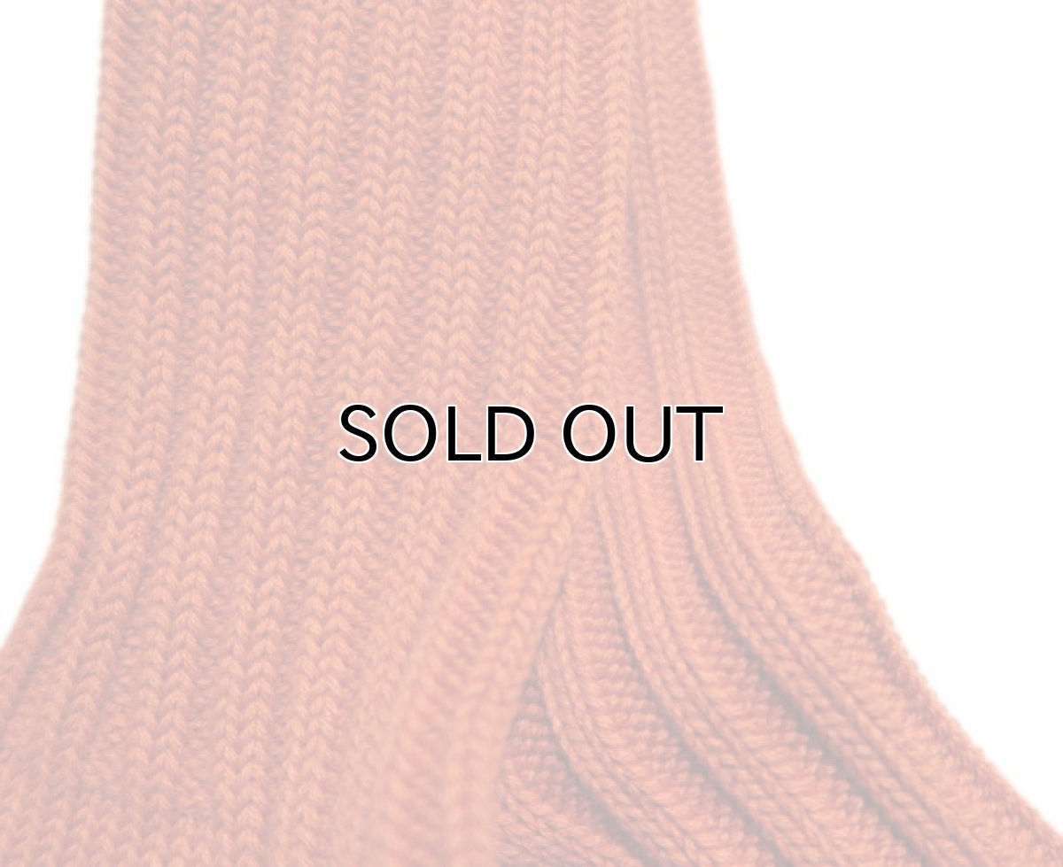 画像4: decka quality socks "HEAVY WAIGHT PLAIN SOCKS"　made in JAPAN　ONE SIZE　color : ORANGE (4)