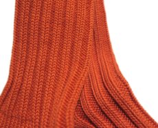 画像4: decka quality socks "HEAVY WAIGHT PLAIN SOCKS"　made in JAPAN　ONE SIZE　color : ORANGE (4)