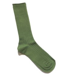 画像3: decka quality socks "144N PLAIN SOCKS"　made in JAPAN　ONE SIZE　color : GREEN (3)