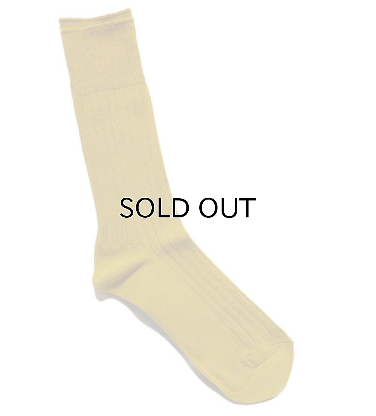画像3: decka quality socks "144N PLAIN SOCKS" made in JAPAN ONE SIZE color : YELLOW (3)