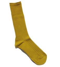 画像3: decka quality socks "144N PLAIN SOCKS"　made in JAPAN　ONE SIZE　color : YELLOW (3)