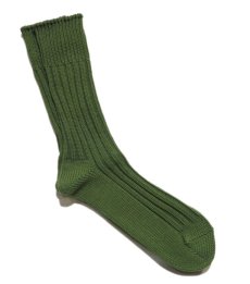 画像3: decka quality socks "HEAVY WAIGHT PLAIN SOCKS"　made in JAPAN　ONE SIZE　color : GREEN (3)