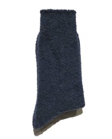 画像3: decka quality socks "WOOL BOUCLE SOCKS"　made in JAPAN　ONE SIZE　color : BLUE (3)