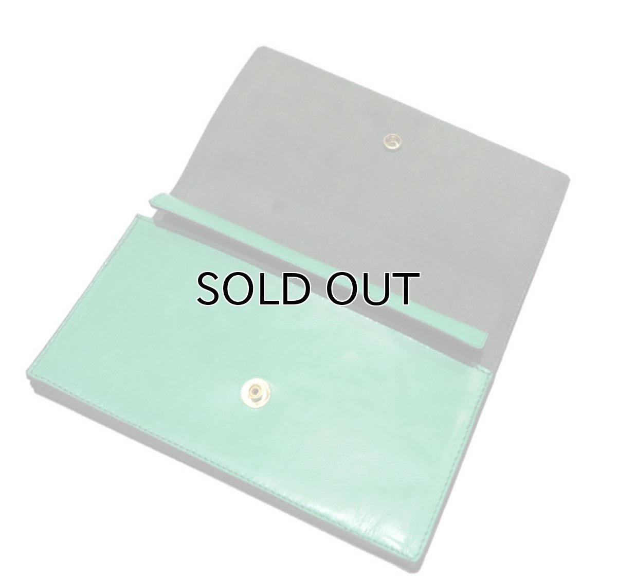 画像9: "JUTTA NEUMANN" Leather Wallet "the Waiter's Wallet"  color : Kelly Green / Olive 長財布 (9)