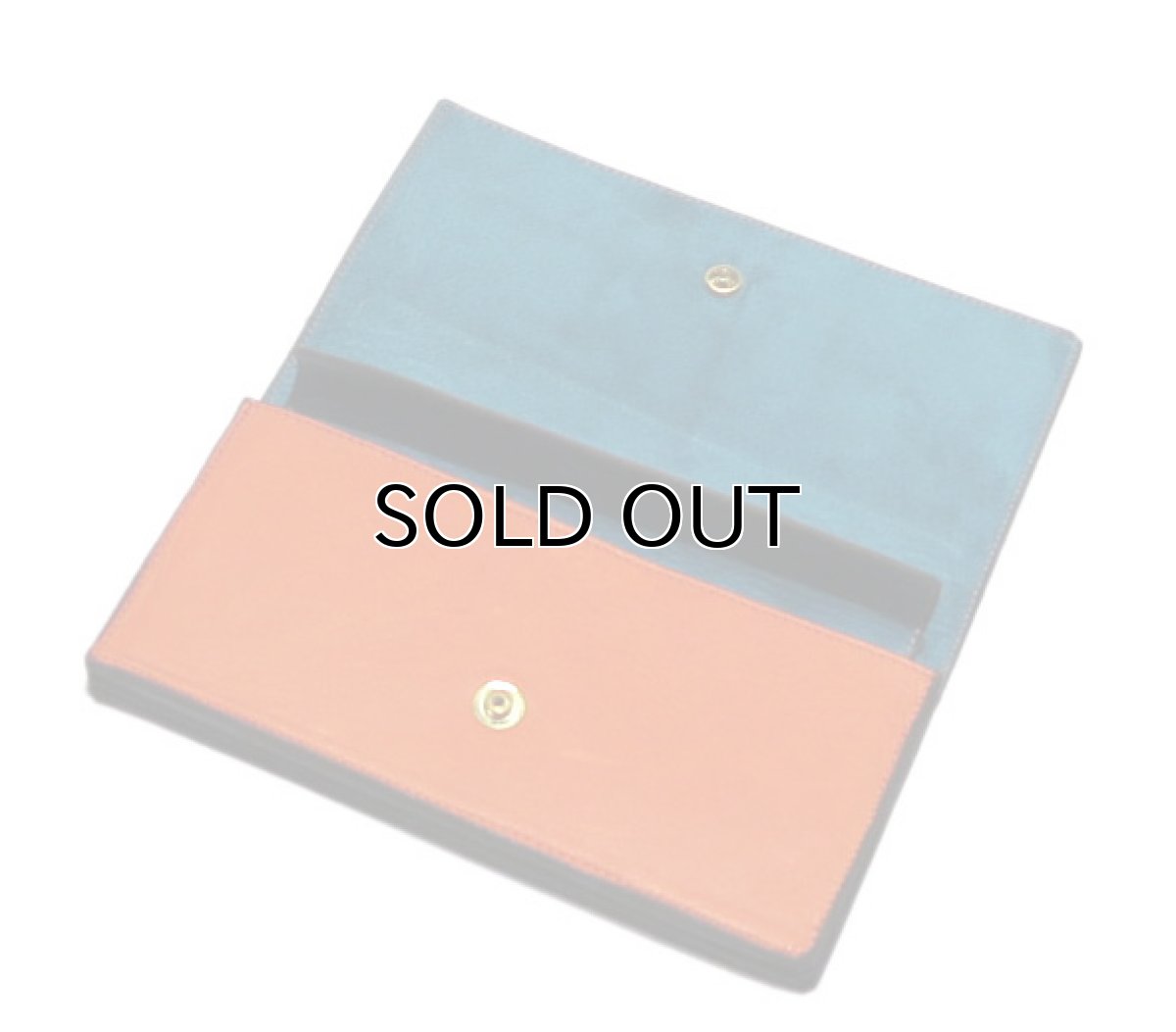 画像9: "JUTTA NEUMANN" Leather Wallet "the Waiter's Wallet"  color : Orange / Turquoise 長財布 (9)