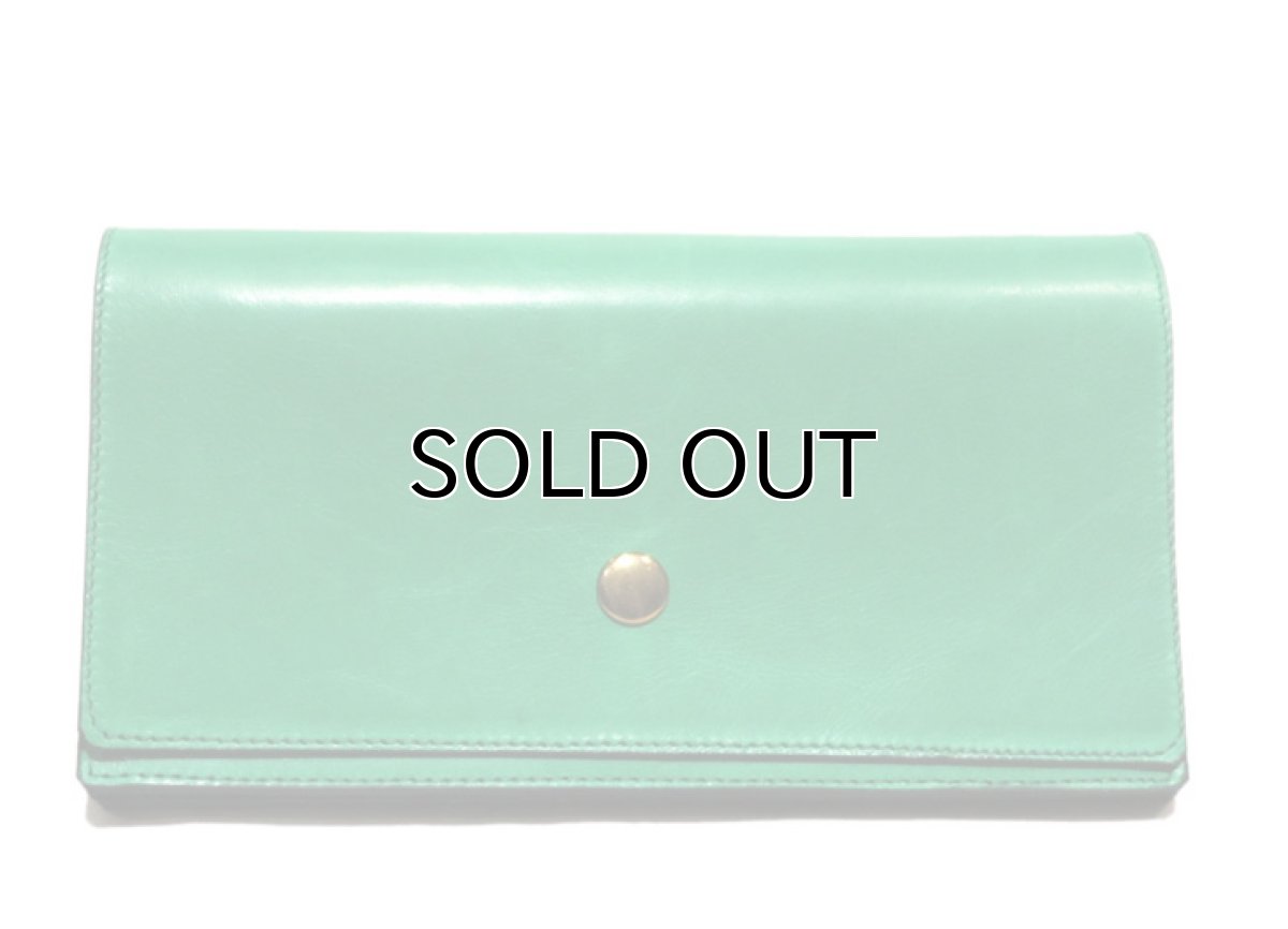 画像2: "JUTTA NEUMANN" Leather Wallet "the Waiter's Wallet"  color : Kelly Green / Olive 長財布 (2)