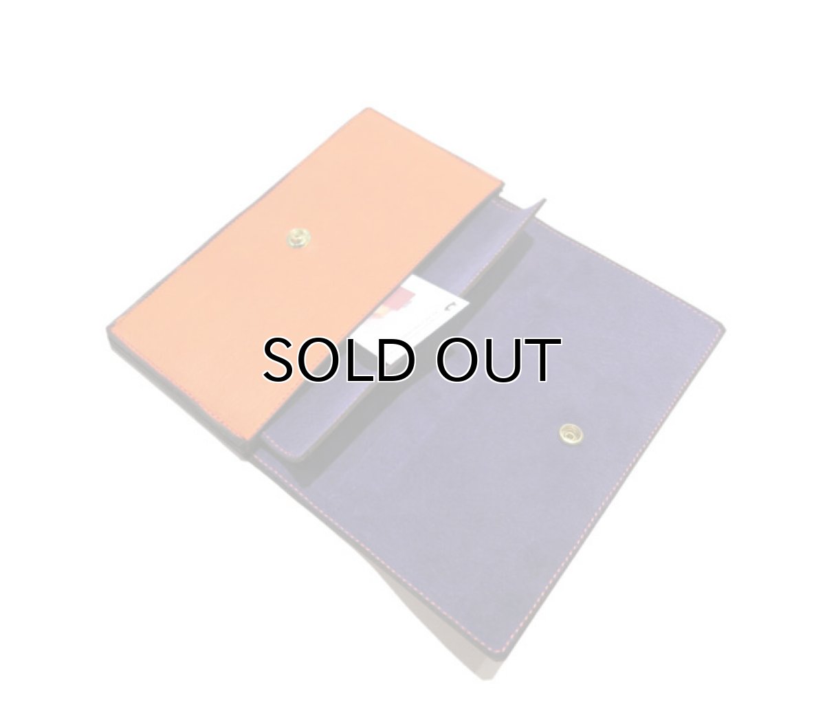 画像7: "JUTTA NEUMANN" Leather Wallet "the Waiter's Wallet"  color : Orange / Purple 長財布 (7)