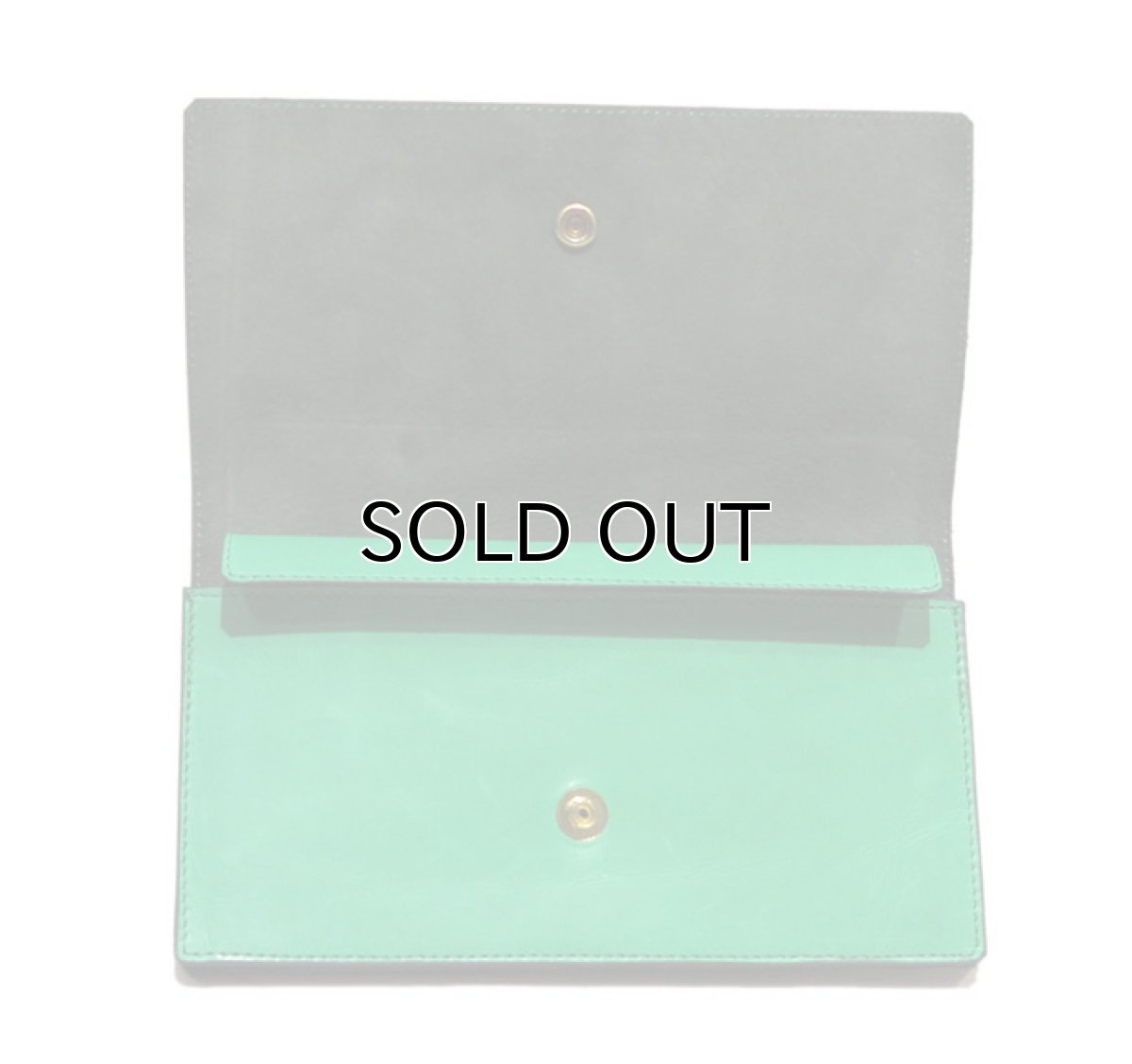画像5: "JUTTA NEUMANN" Leather Wallet "the Waiter's Wallet"  color : Kelly Green / Olive 長財布 (5)