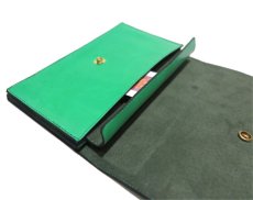 画像8: "JUTTA NEUMANN" Leather Wallet "the Waiter's Wallet"  color : Kelly Green / Olive 長財布 (8)