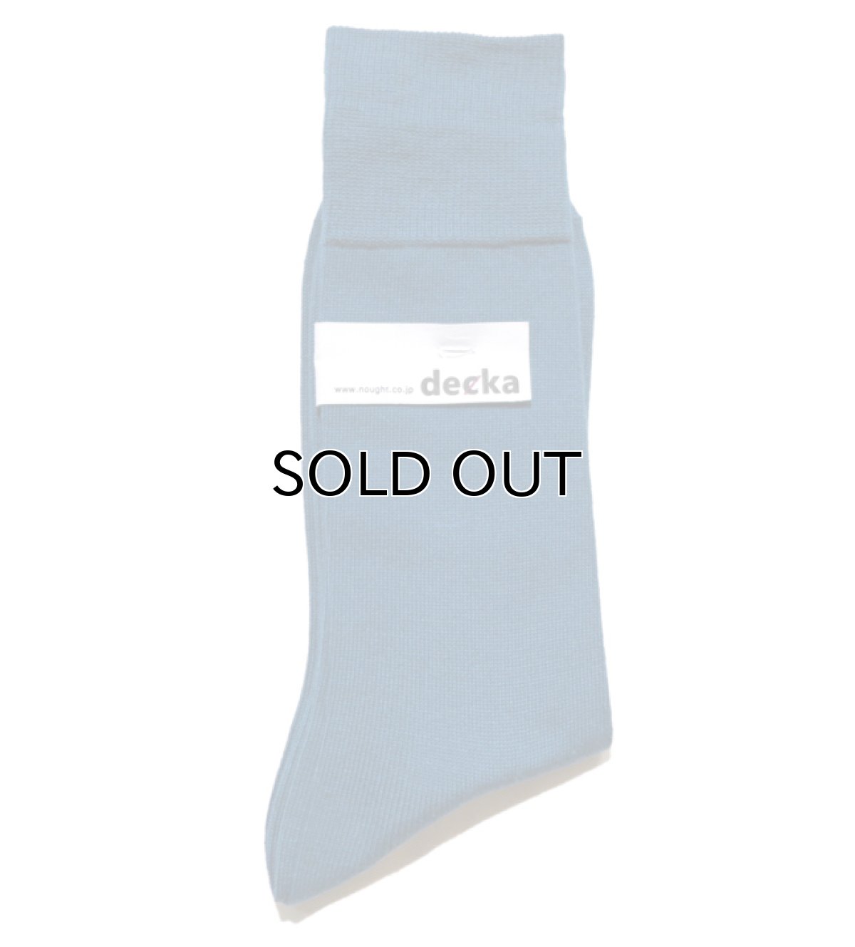 画像2: decka quality socks "PLAIN MERCERIZATION SOCKS"　made in JAPAN　ONE SIZE　color : BLUE (2)