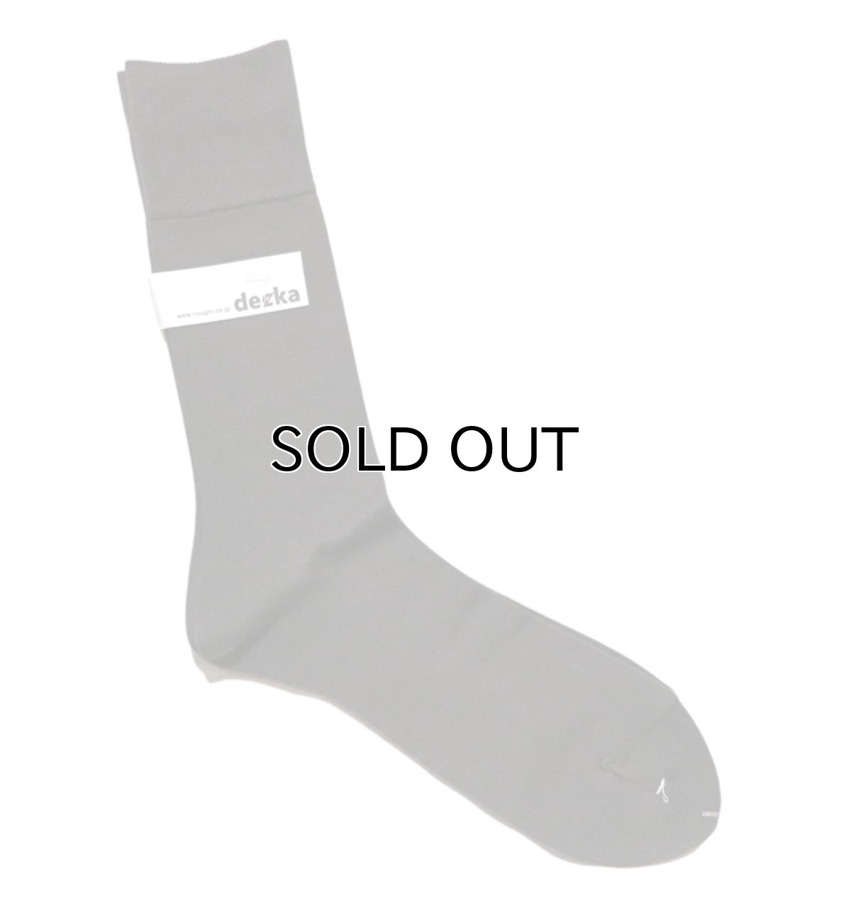 画像3: decka quality socks "PLAIN MERCERIZATION SOCKS" made in JAPAN ONE SIZE color : BLACK (3)