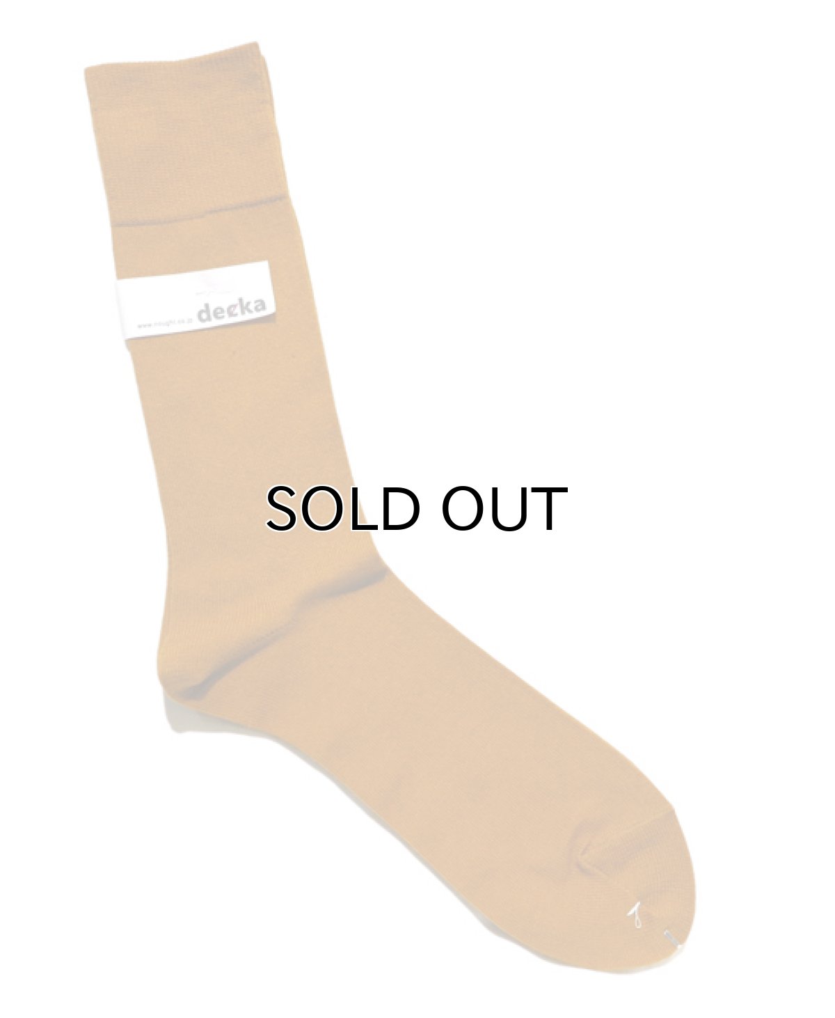画像3: decka quality socks "PLAIN MERCERIZATION SOCKS"　made in JAPAN　ONE SIZE　color : GOLD (3)