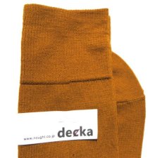 画像4: decka quality socks "PLAIN MERCERIZATION SOCKS"　made in JAPAN　ONE SIZE　color : GOLD (4)