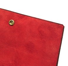画像3: "JUTTA NEUMANN" Leather Wallet "the Waiter's Wallet"  color : Black / Orange　長財布 (3)
