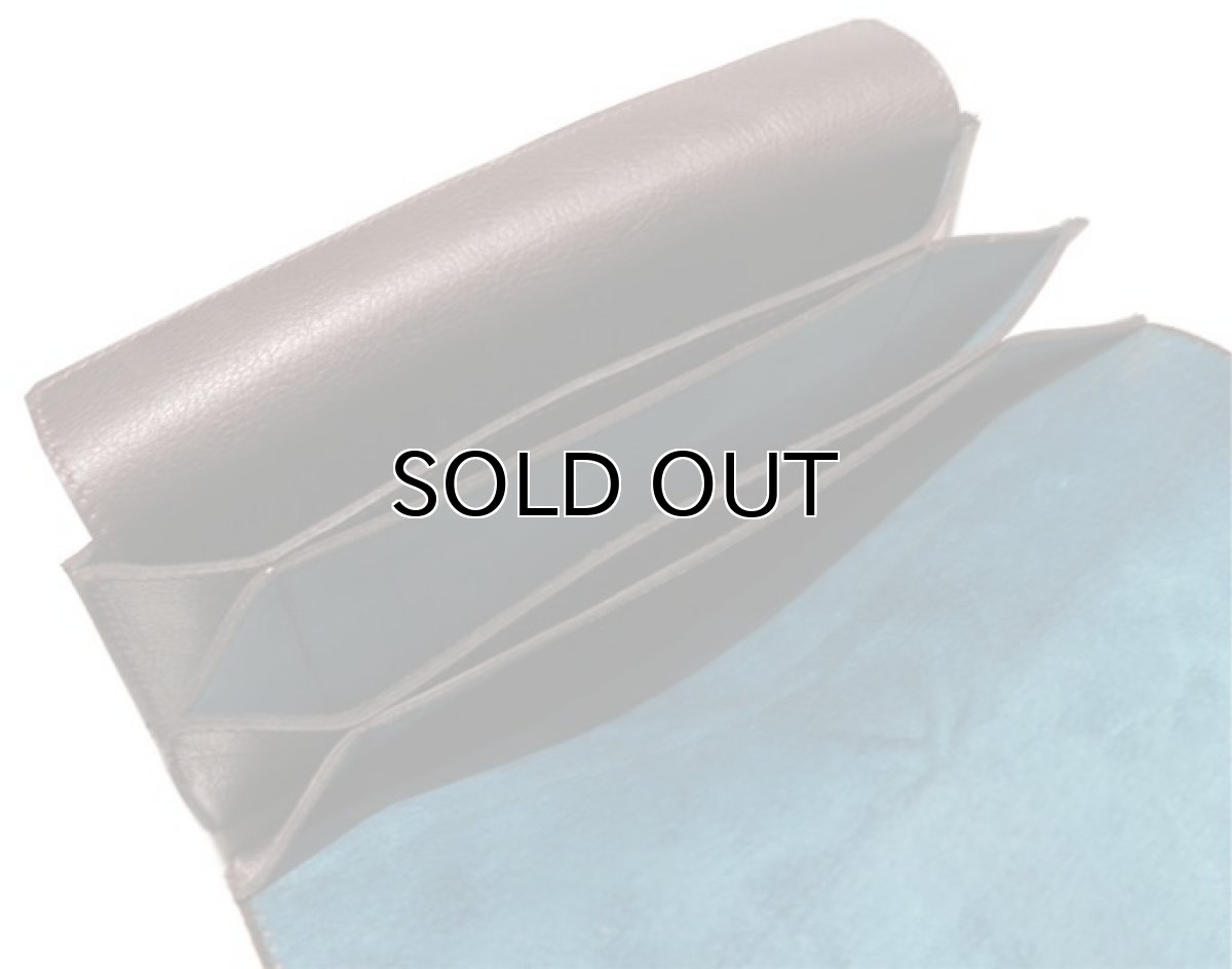 画像7: "JUTTA NEUMANN" Leather Wallet "the Waiter's Wallet"  color : Brown / Turquoise 長財布 (7)