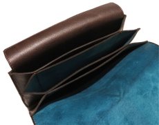 画像7: "JUTTA NEUMANN" Leather Wallet "the Waiter's Wallet"  color : Brown / Turquoise　長財布 (7)