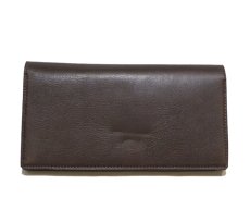 画像3: "JUTTA NEUMANN" Leather Wallet "the Waiter's Wallet"  color : Brown / Turquoise　長財布 (3)