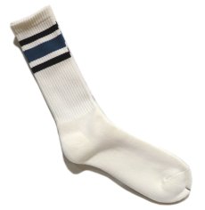 画像3: decka quality socks "SKATER SOCKS"　made in JAPAN　ONE SIZE　color : Blue (3)