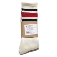 画像2: decka quality socks "SKATER SOCKS"　made in JAPAN　ONE SIZE　color : Red (2)