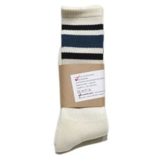 画像2: decka quality socks "SKATER SOCKS"　made in JAPAN　ONE SIZE　color : Blue (2)