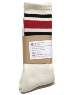 画像1: decka quality socks "SKATER SOCKS"　made in JAPAN　ONE SIZE　color : Red (1)