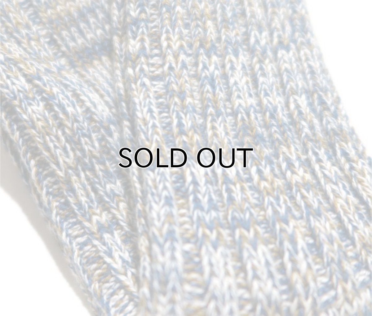 画像4: decka quality socks "HEAVY WAIGHT MIX SOCKS"　made in JAPAN　ONE SIZE　color : BLUE (4)