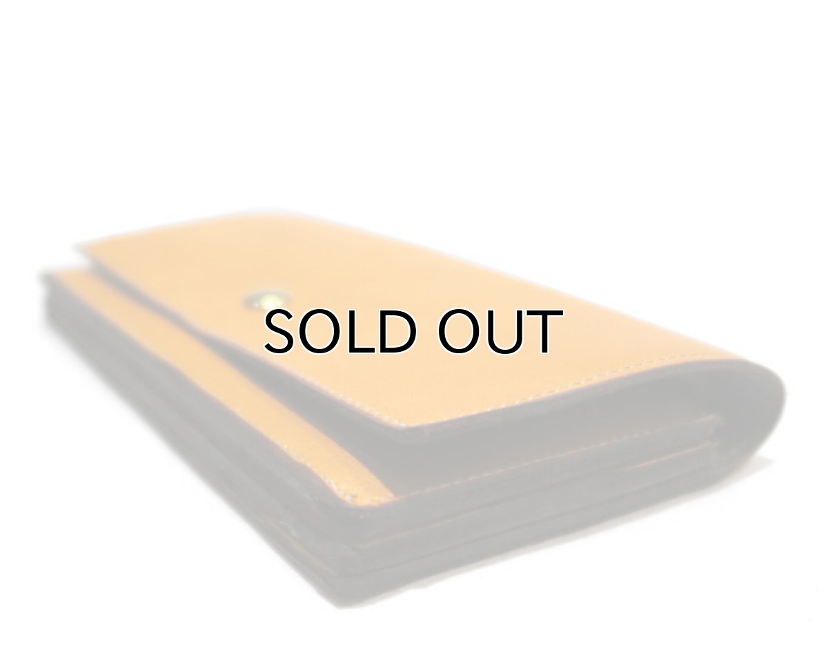 画像4: "JUTTA NEUMANN" Leather Wallet "the Waiter's Wallet"  color : Mustard / Grey　長財布 (4)