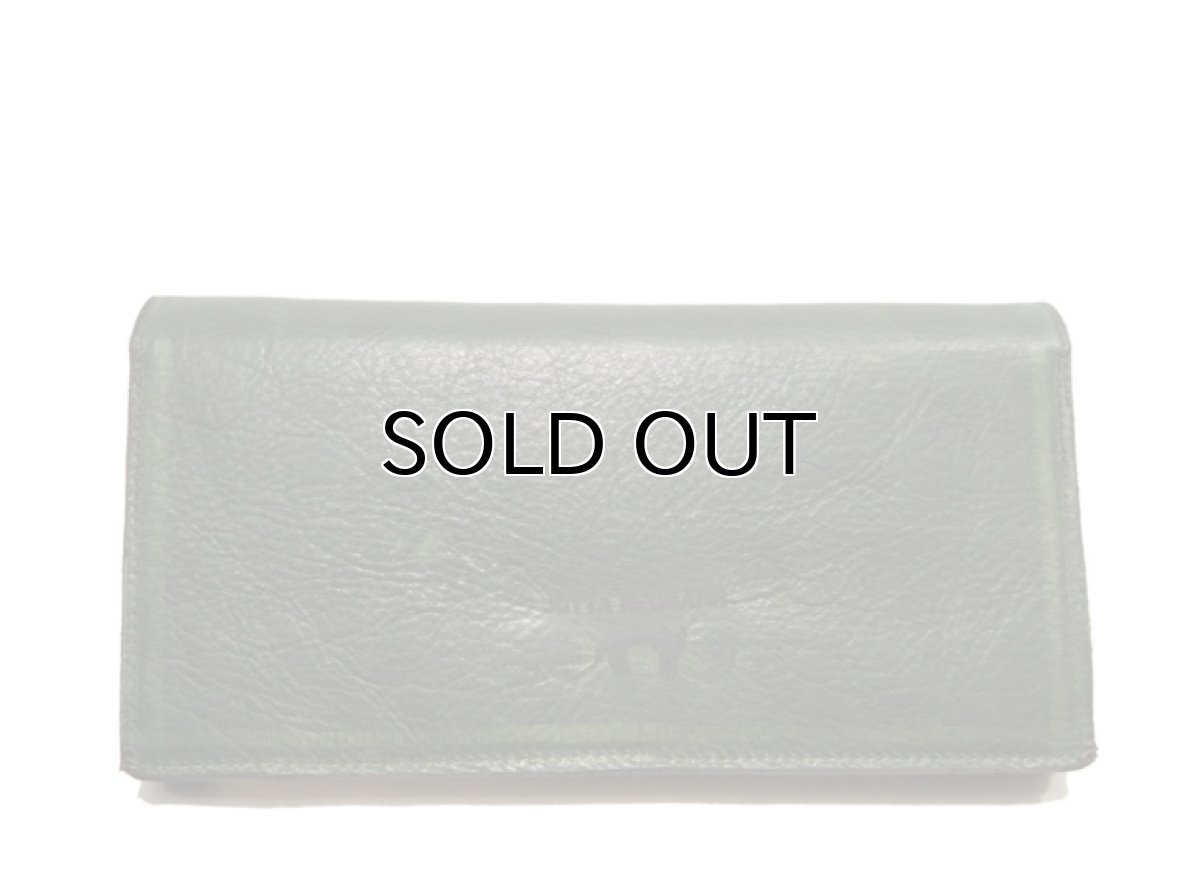 画像3: "JUTTA NEUMANN" Leather Wallet "the Waiter's Wallet"  color : Green / Orange 長財布 (3)