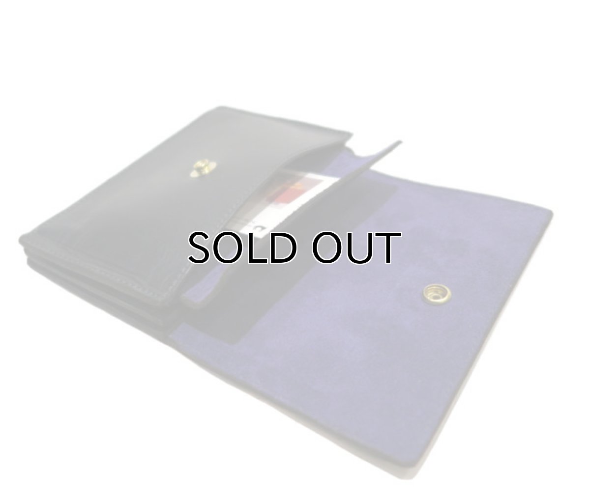 画像8: "JUTTA NEUMANN" Leather Wallet "the Waiter's Wallet" Medium Size　color : Black / Purple (8)