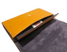 画像8: "JUTTA NEUMANN" Leather Wallet "the Waiter's Wallet"  color : Mustard / Grey　長財布 (8)