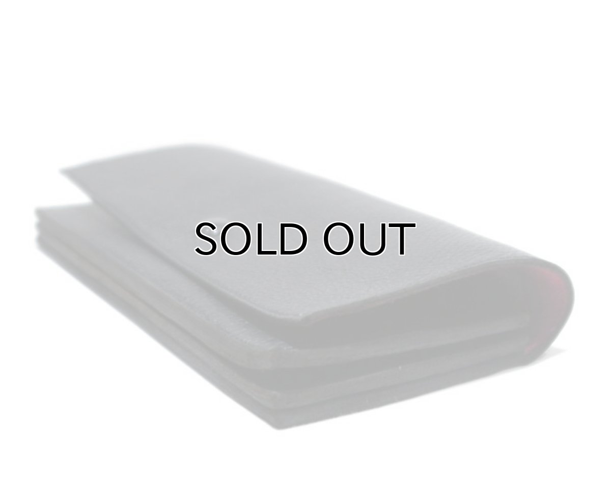 画像4: "JUTTA NEUMANN" Leather Wallet "the Waiter's Wallet"  color : Black / Magenta　長財布 (4)