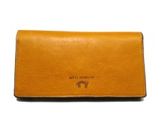 画像3: "JUTTA NEUMANN" Leather Wallet "the Waiter's Wallet"  color : Mustard / Grey　長財布 (3)