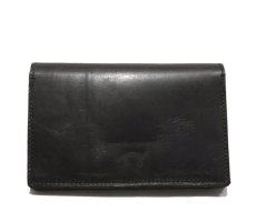 画像3: "JUTTA NEUMANN" Leather Wallet "the Waiter's Wallet" Medium Size　color : Black / Purple (3)