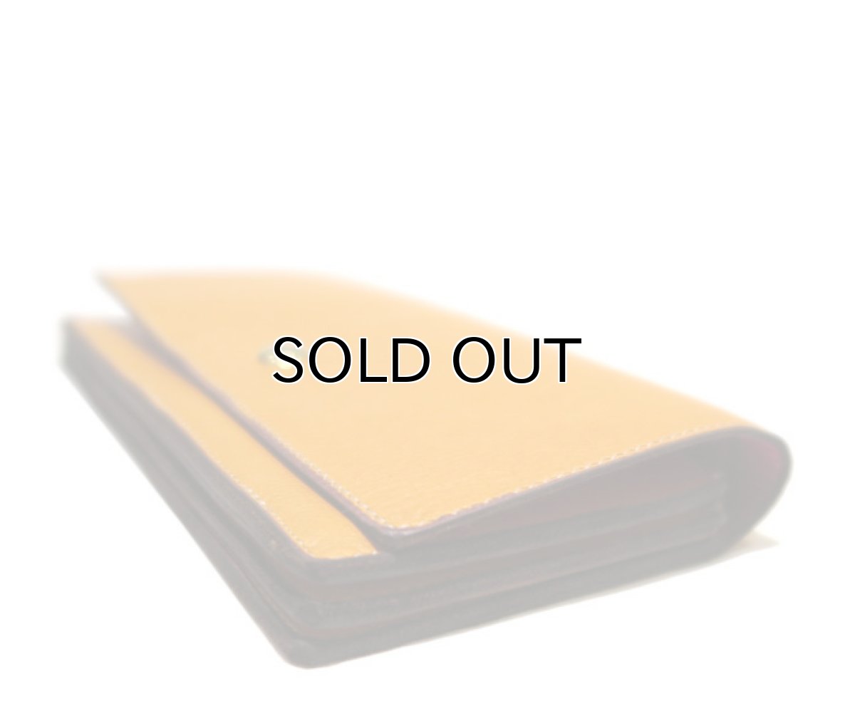 画像4: "JUTTA NEUMANN" Leather Wallet "the Waiter's Wallet"  color : Mustard / Magenta　長財布 (4)